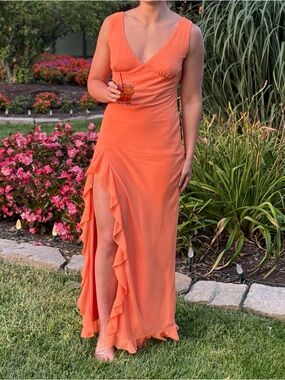 White Fox Boutique Orange Maxi Dress